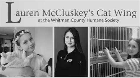 Lauren McCluskey Cat Wing Continues Lauren's Love for Animals in 2020 | Whitman County Humane Society 4 OIP 5