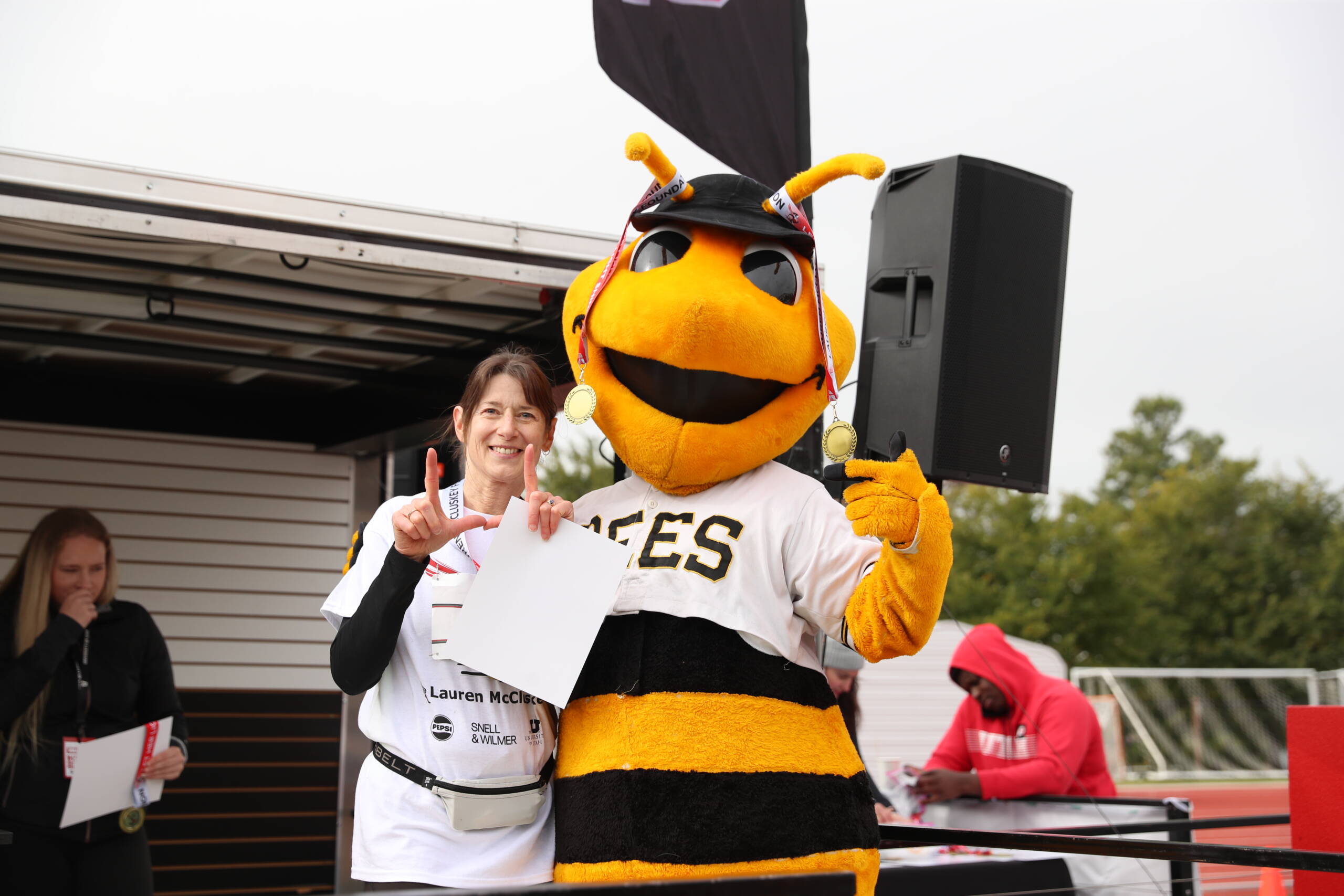 Bumble the Bee, Salt Lake Bees, Race for Campus Safety