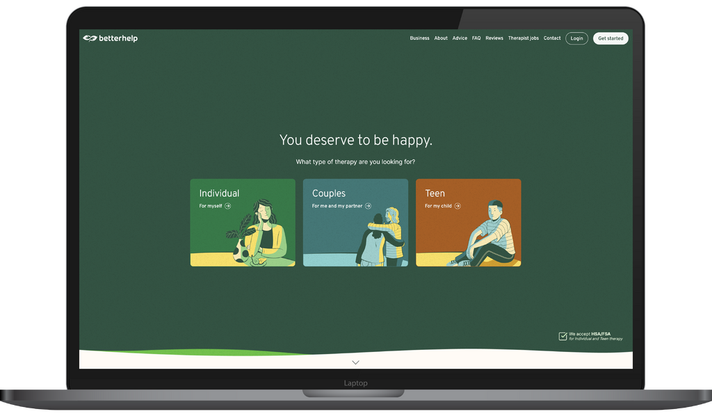 Laptop UI Homepage 2