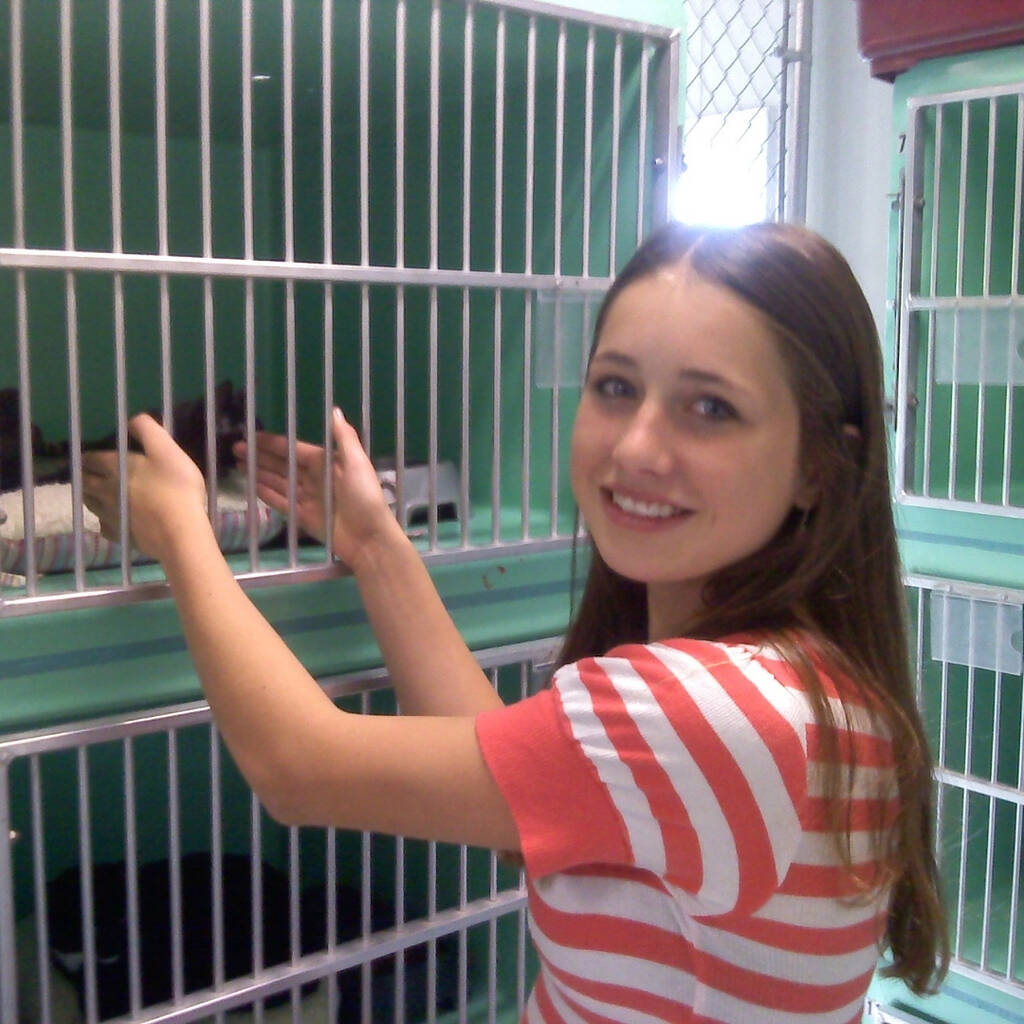 Match from Lauren McCluskey Foundation Helps Whitman County Humane Society Exceed Kitten Shower Goal 1 Photo of Lauren McCluskey at Whitman County Humane Society. Home of Lauren McCluskey Cat Wing.
