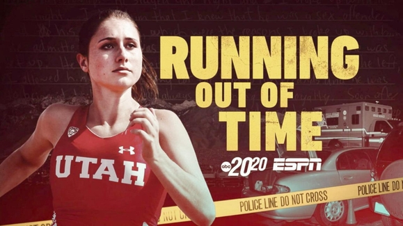 ABCs 2020 Running out of time banner. ESPN and ABC logos. Photo of Lauren McCluskey.